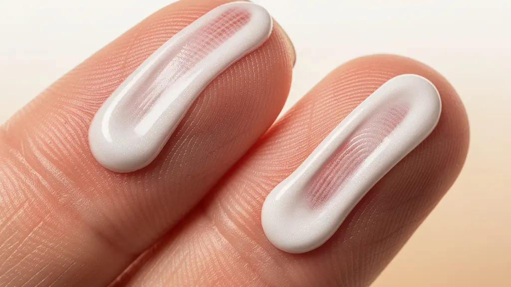 Aplicación correcta del protector solar siguiendo la regla de los dos dedos para máxima protección