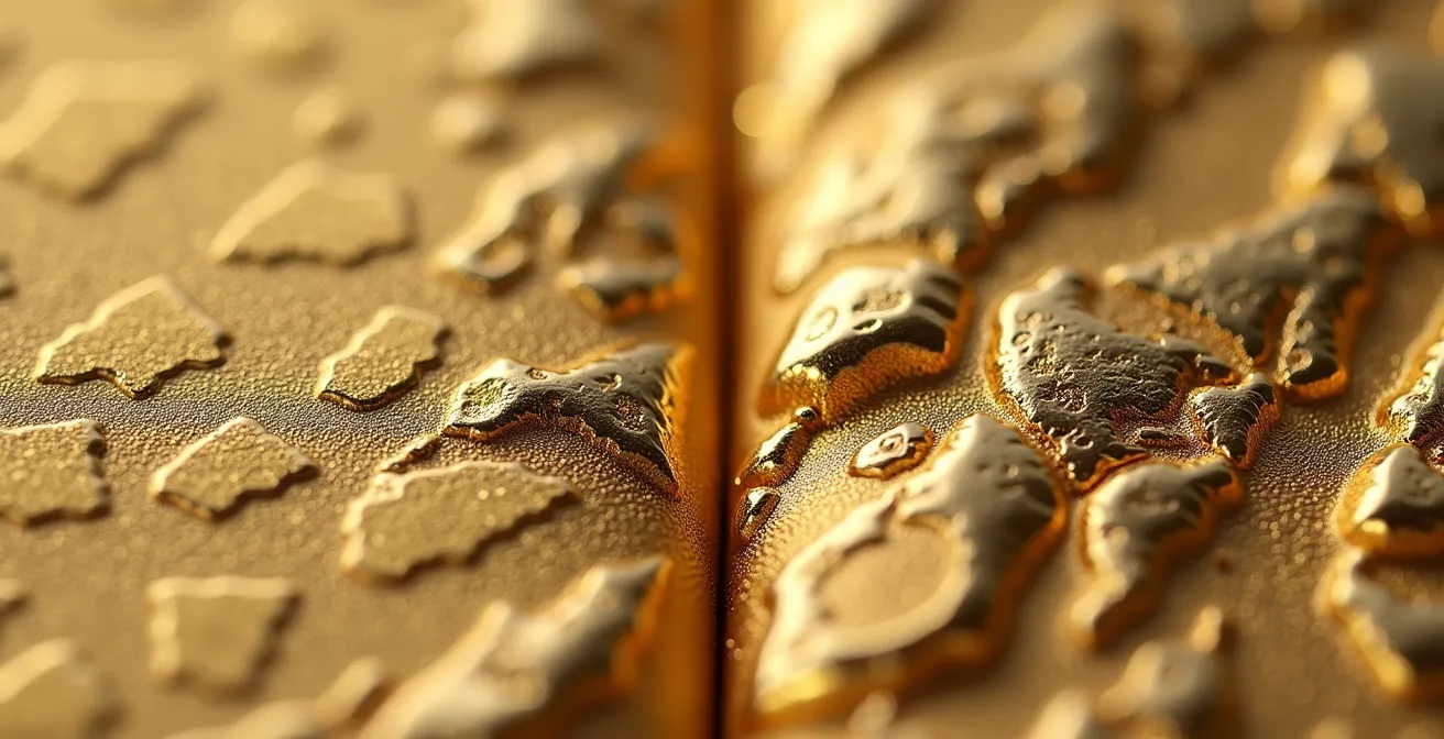 Visualización comparativa de la dureza del oro 14k versus 18k con objetos cotidianos en la escala de Mohs