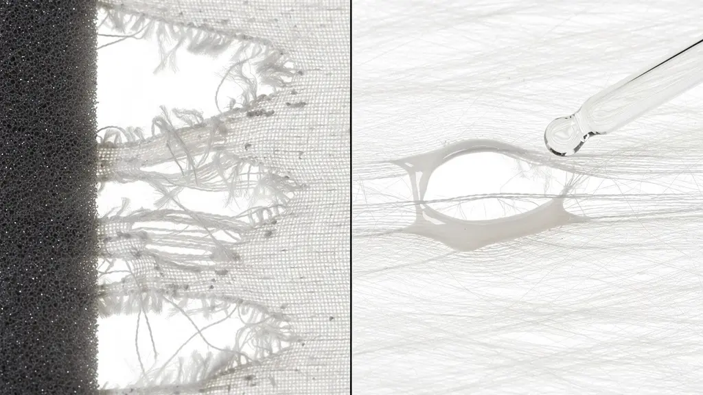 Comparación microscópica entre daño por exfoliante físico abrasivo y exfoliación química controlada