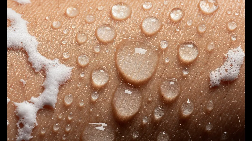 Manos sosteniendo dos productos de limpieza facial con diferentes texturas